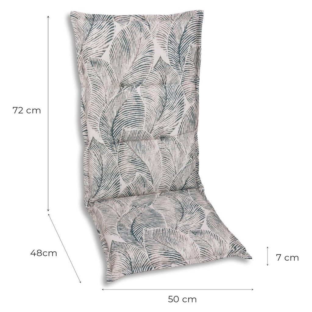 Høyrygg stolpute 50x120 cm blandingsstoff sølv bakside