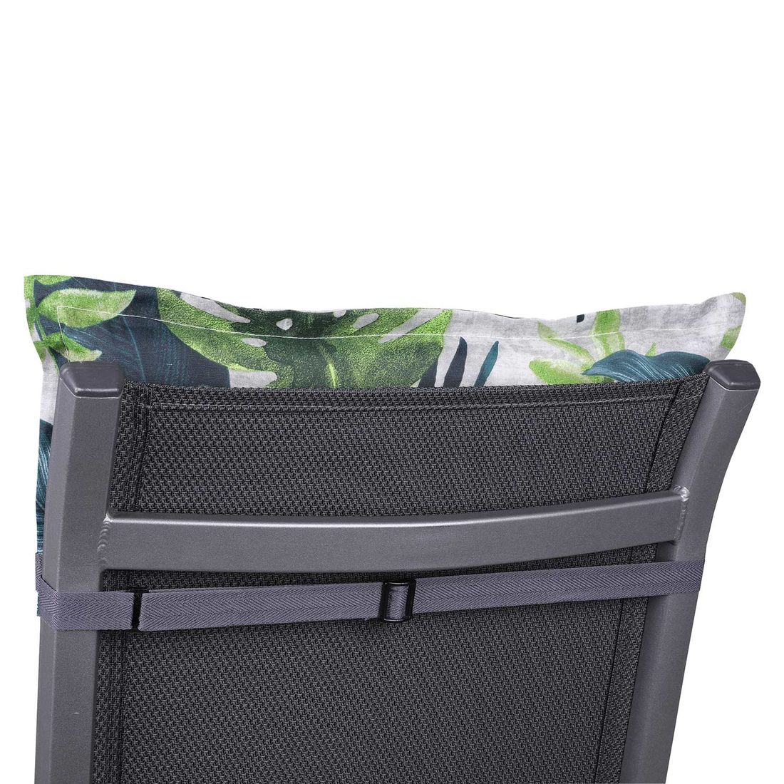 Detalj av Høyrygg stolpute 50x120 cm flerfarget blandingsstoff - GO-DE