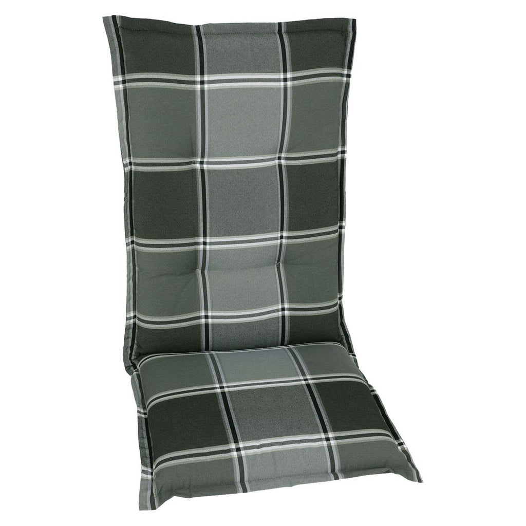Høyrygg stolpute 50x120 cm grå blandingsstoff - GO-DE forfra