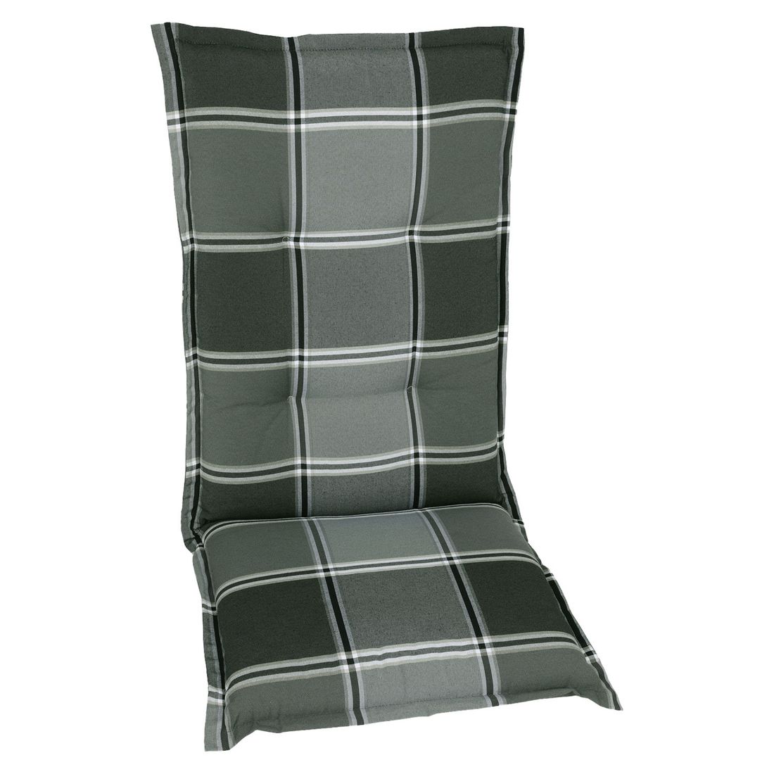 Høyrygg stolpute 50x120 cm grå blandingsstoff - GO-DE forfra