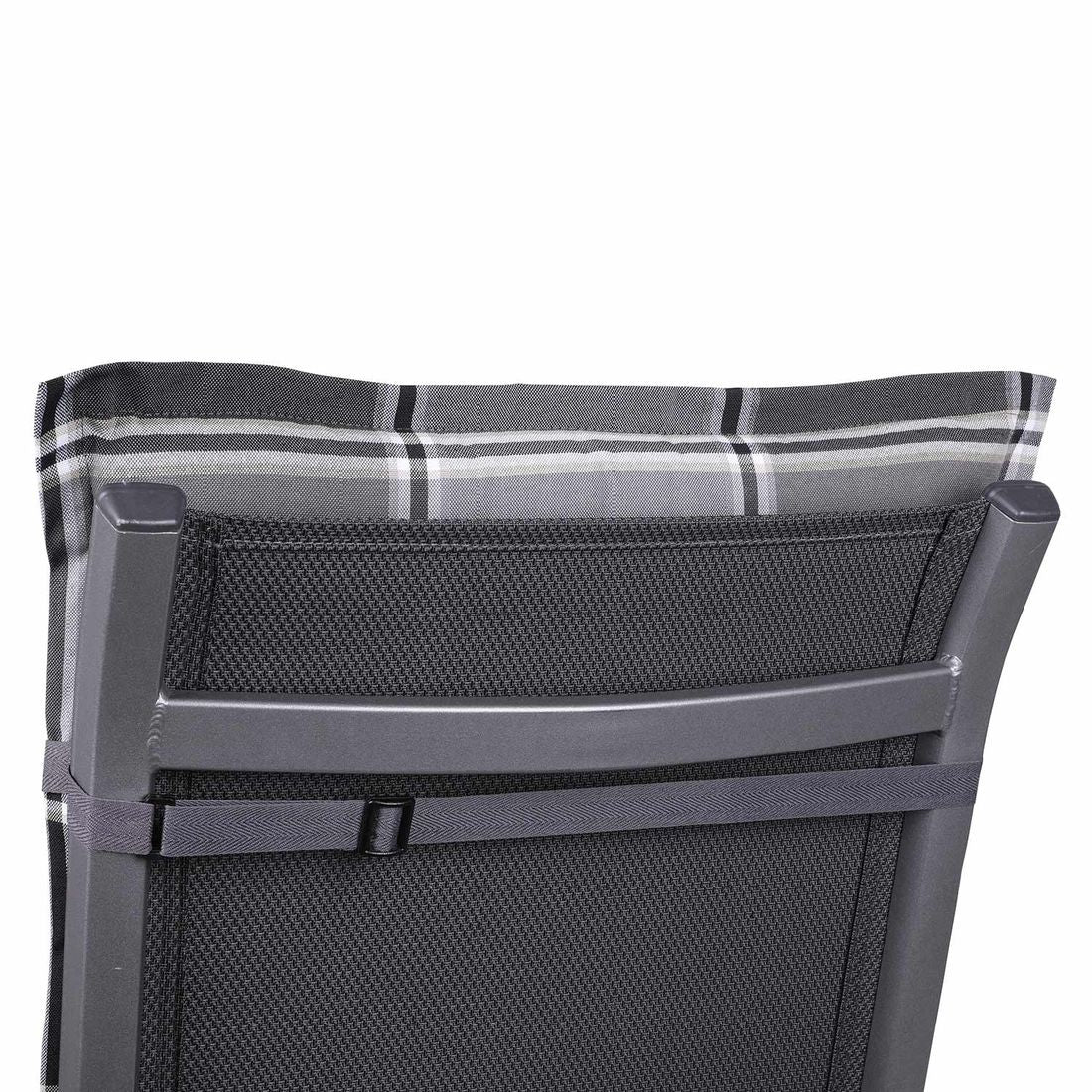 Detalj av Høyrygg stolpute 50x120 cm grå blandingsstoff - GO-DE materiale