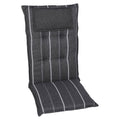 Høyrygg stolpute 50x120 cm grå olefin - GO-DE forfra