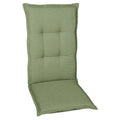 Høyrygg stolpute 50x120 cm grønn polyester - GO-DE forfra