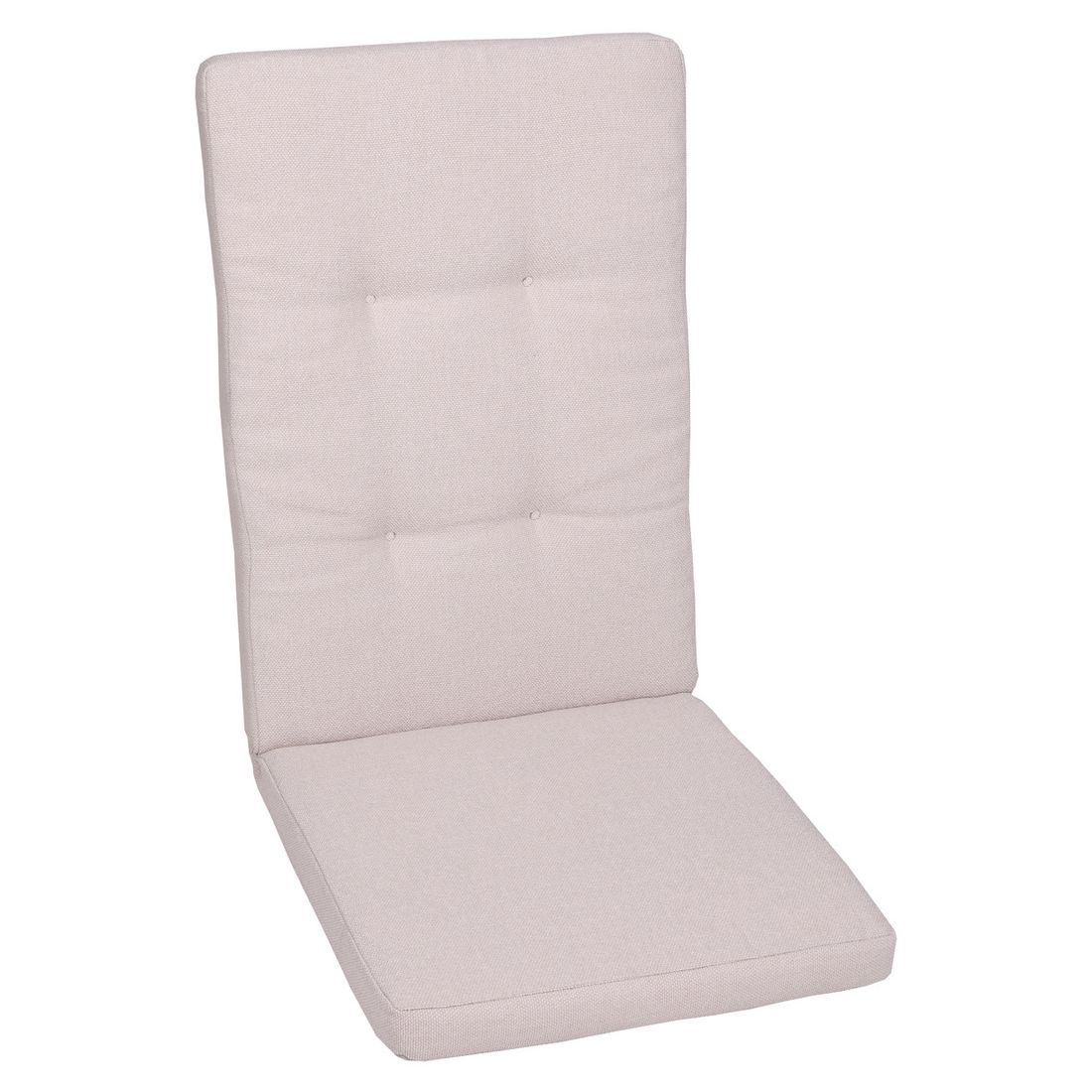 Høyrygg stolpute 50x120 cm olefin, pudderrosa forfra