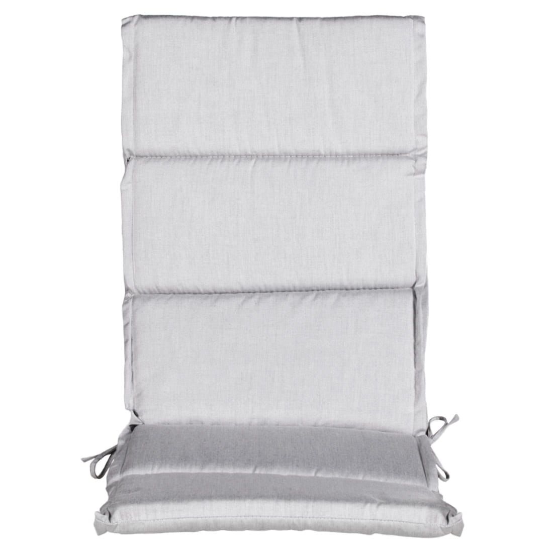 Høyrygg stolpute 50x123 cm akryl lysegrå Hartman bakside