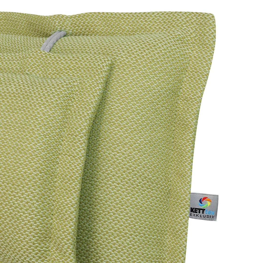 Nærbilde av polstring på Høyrygg stolpute Capri 50x123 cm oliven