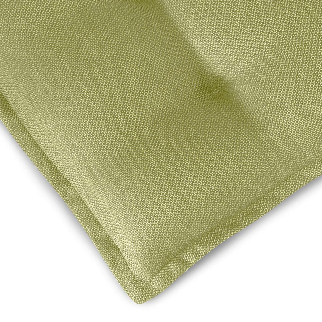 Kantdetalj på Høyrygg stolpute Capri 50x123 cm oliven