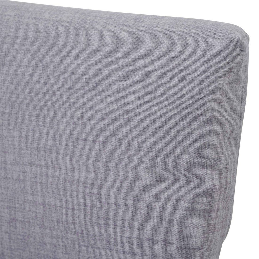 Nærbilde av polstring på Høyrygg stolpute Comfort 48x120 cm grå