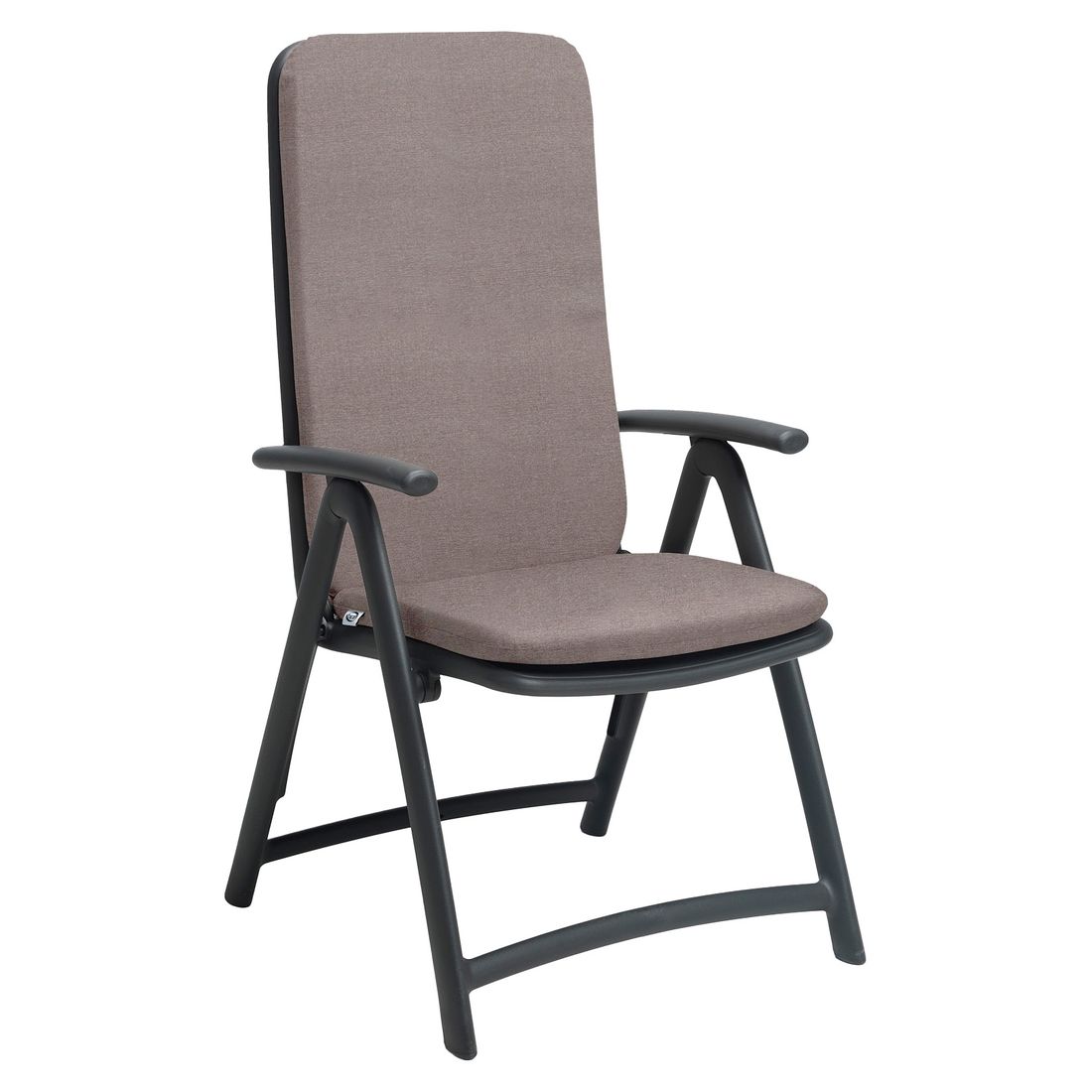 Montert Høyrygg stolpute Darsena 49x118,5 cm polyakryl på hage stol