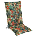 Høyrygg stolpute Florence 50x120 cm jungel forfra