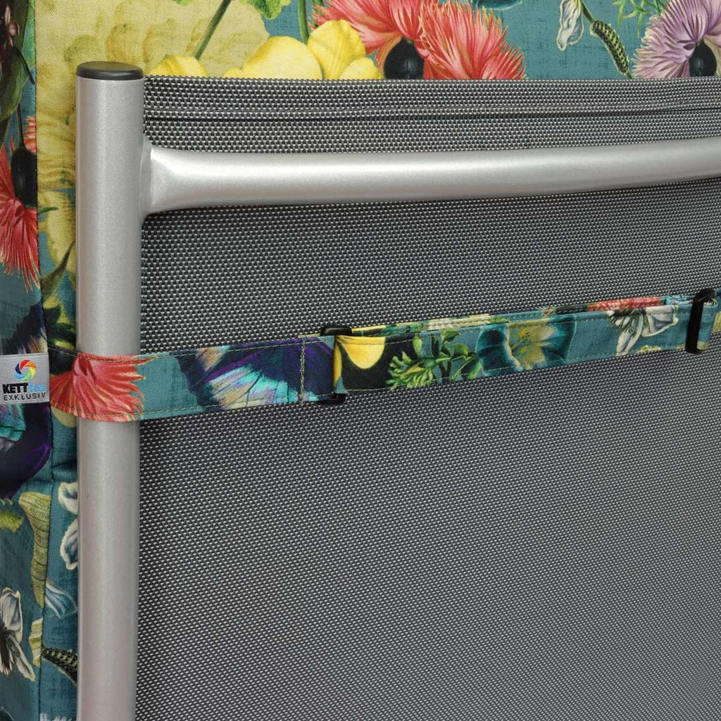 Høyrygg stolpute Florida akryl 50x120 cm jungle sideprofil