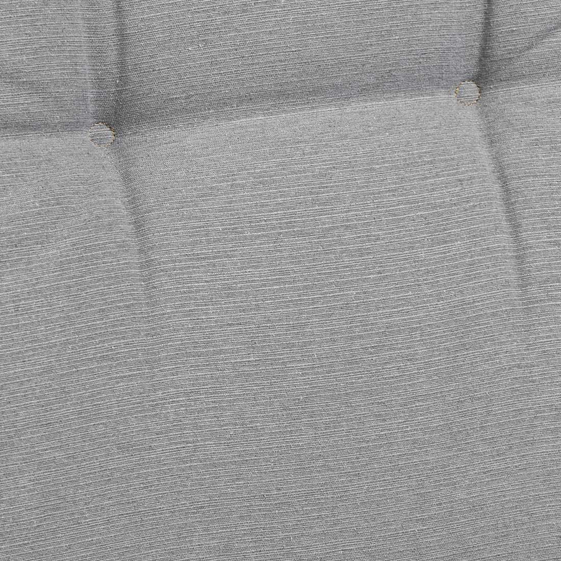 Høyrygg stolpute Hear 48x120 cm lysegrå blandingsstoff nærbilde av stoff
