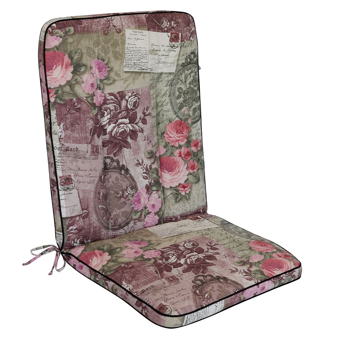 Høyrygg stolpute Romeo Elegance 48x109 cm rosa - OUTLIV forfra