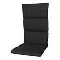 Høyrygg stolpute Stella 48x120 cm antrasitt olefin forfra