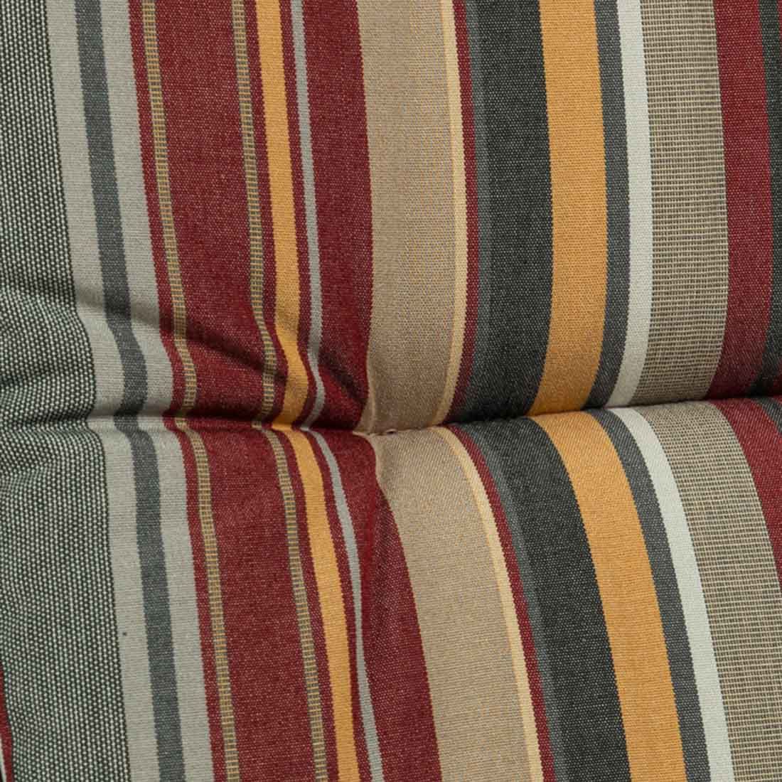 Detalj av stoff og mønster på høyrygg stolpute Taste 50x120 cm polyakryl - Kettler