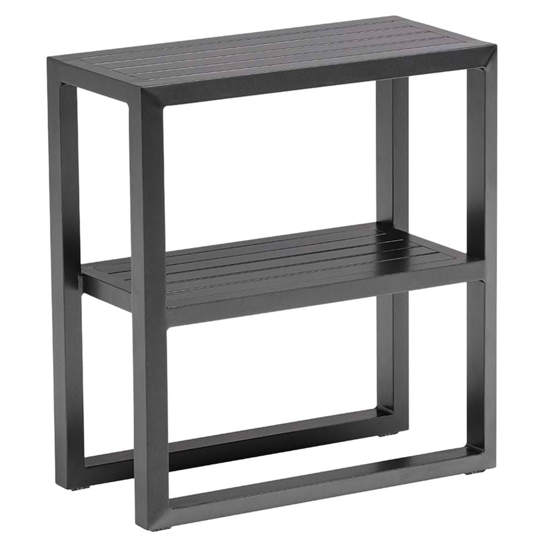 Hylle ute Ocean Skid aluminium 60x30x65 cm Kettler forfra