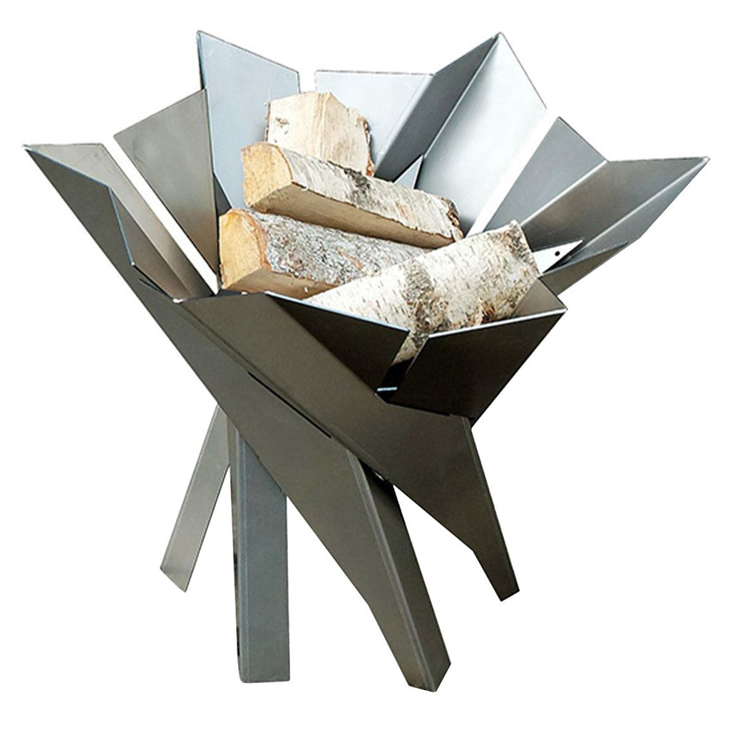 Ildkurv Phoenix Design rustfritt stål Ø65 cm forfra