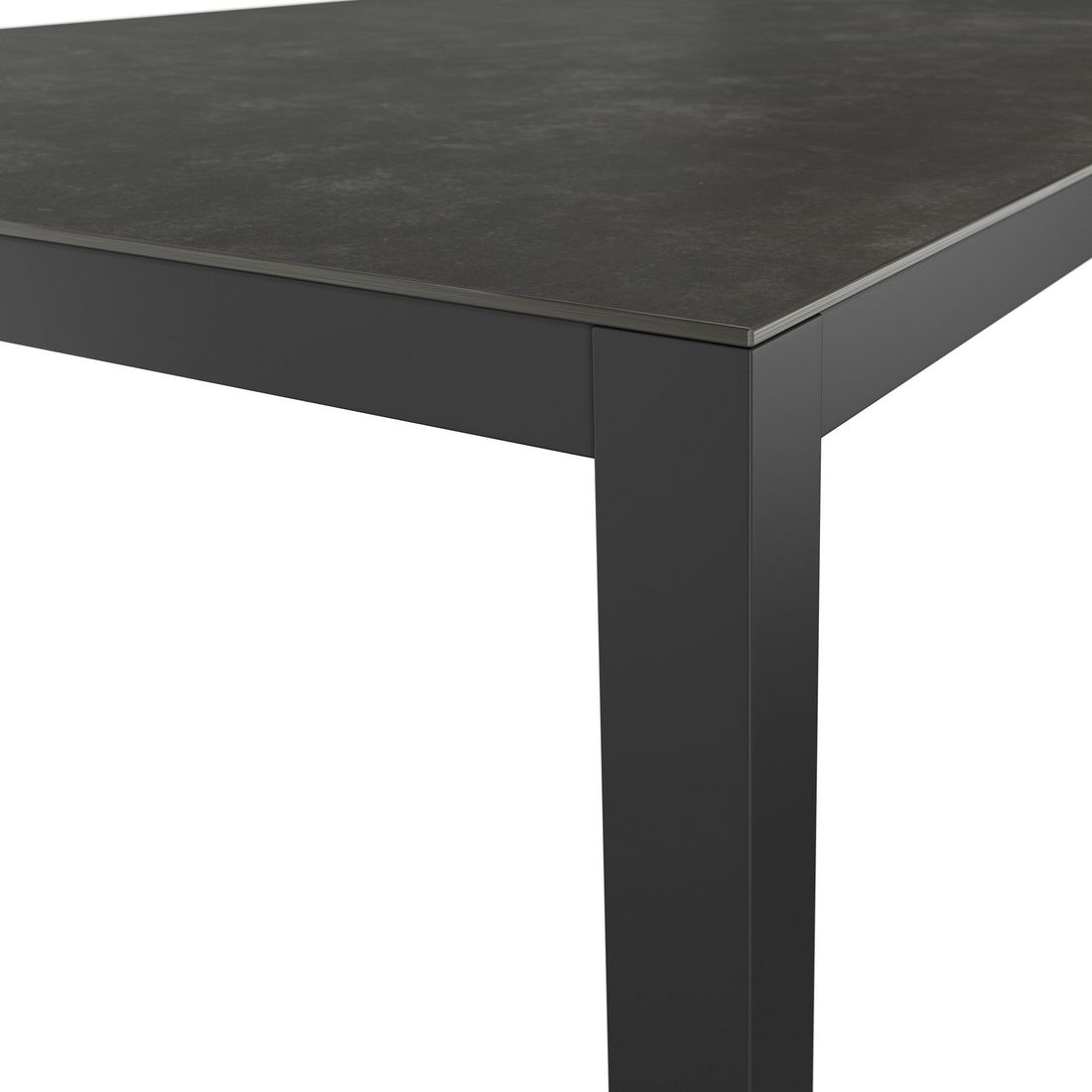 Hagemøbelsett Basic Plus 4 plasser klappstol aluminium 160x90 cm - Kettler
