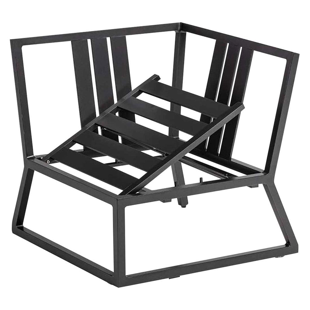 Hjørnesofa ute Ocean Skid med sidebord aluminium/olefin - Kettler