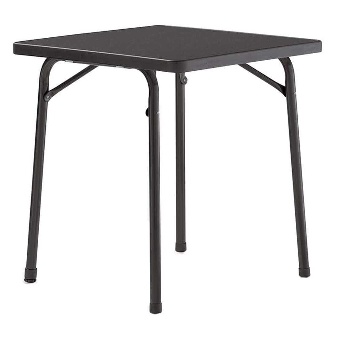 Klappbord ute Boulevard stål/HPL 70x70 cm antrasitt forfra