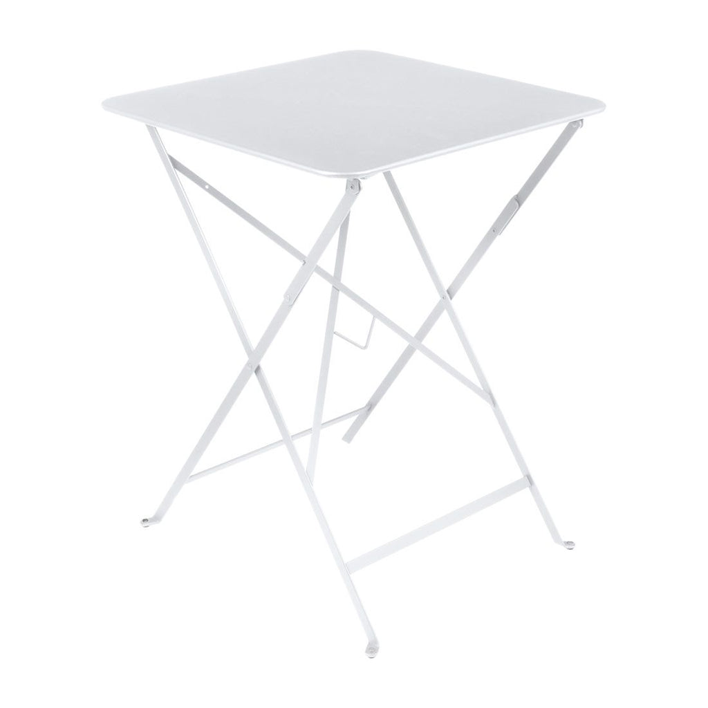 Klappbord Bistro 57x57cm stål, balkong forfra