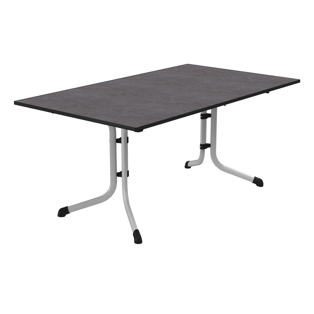 Klappbord ute Boulevard stål/Vivodur 165x95 cm forside