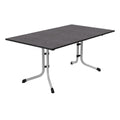 Klappbord ute Boulevard stål/Vivodur 165x95 cm forside