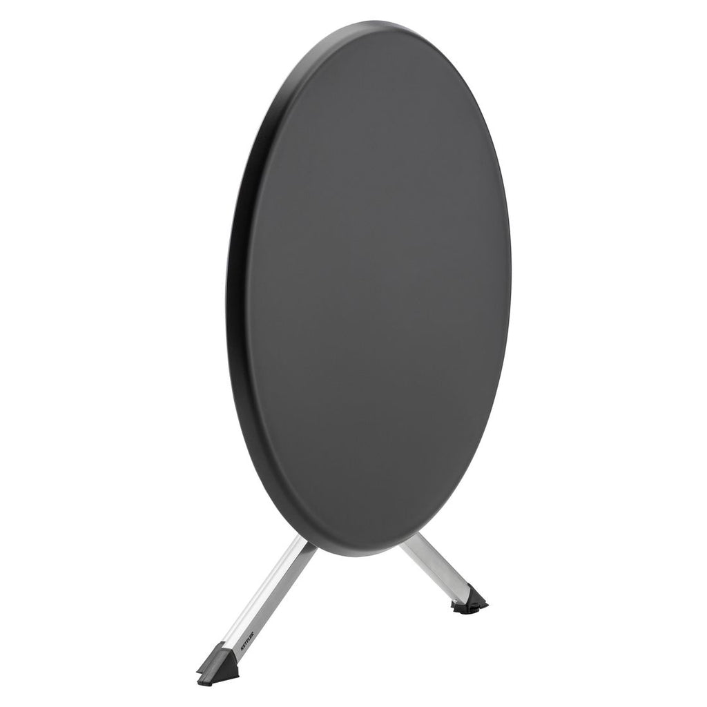 Nærbilde av sammenleggbart klappbord ute Boulevard Ø85 cm aluminium Kettalux