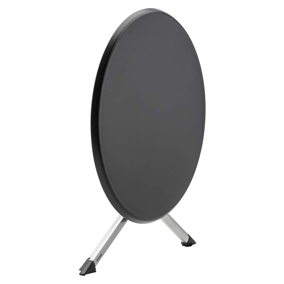 Nærbilde av sammenleggbart klappbord ute Boulevard Ø85 cm aluminium Kettalux