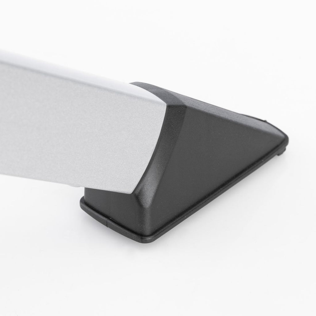 Klappbord ute Boulevard Ø85 cm aluminium Kettalux i bruk på terrasse