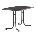 Klappbord ute Boulevard stål HPL 115x70 cm jerngrå Sieger forside