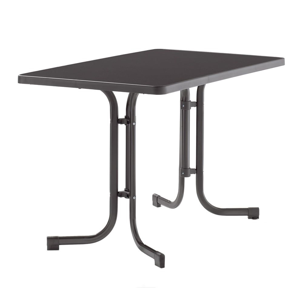 Klappbord ute Boulevard stål HPL 115x70 cm jerngrå Sieger forside