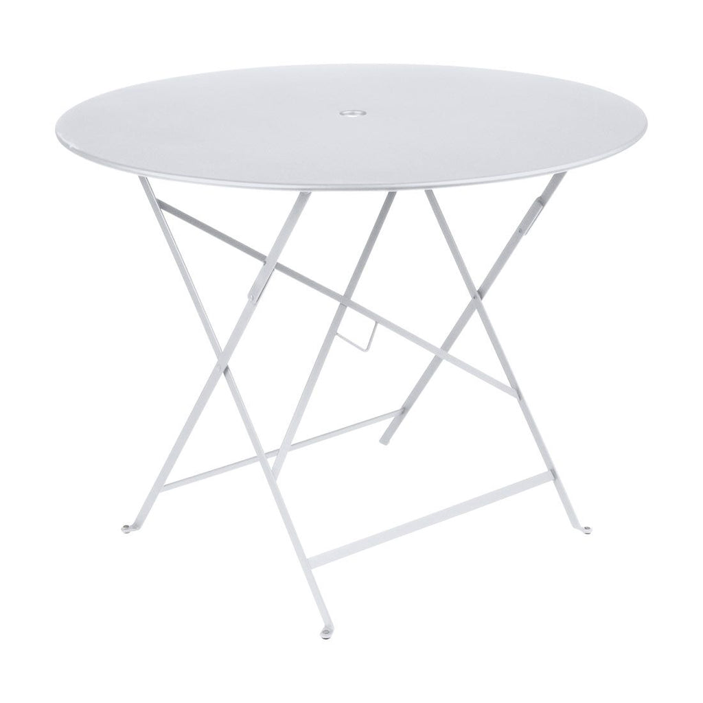 Klappbord ute Bistro Ø96 cm stål hvit - Fermob forside