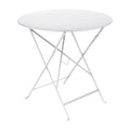 Klappbord ute Bistro Ø77cm stål - Fermob forfra