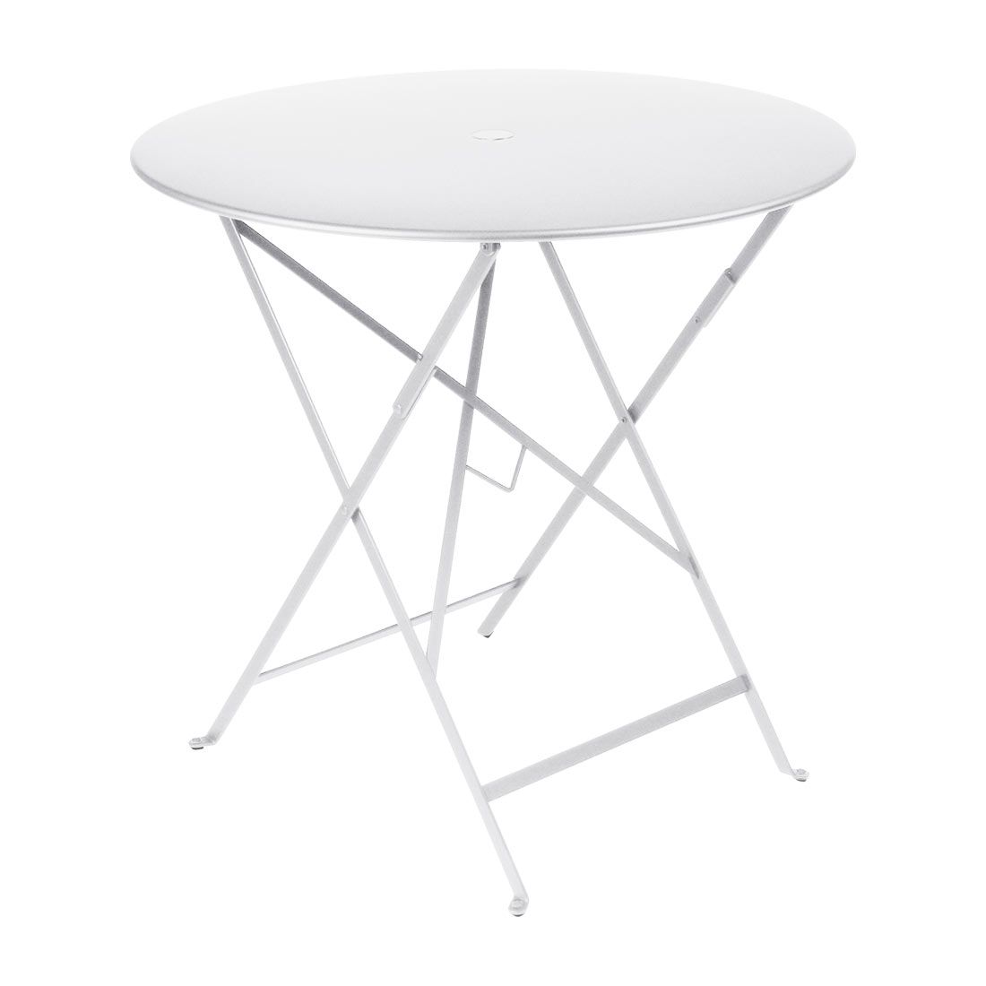 Klappbord ute Bistro Ø77cm stål - Fermob forfra