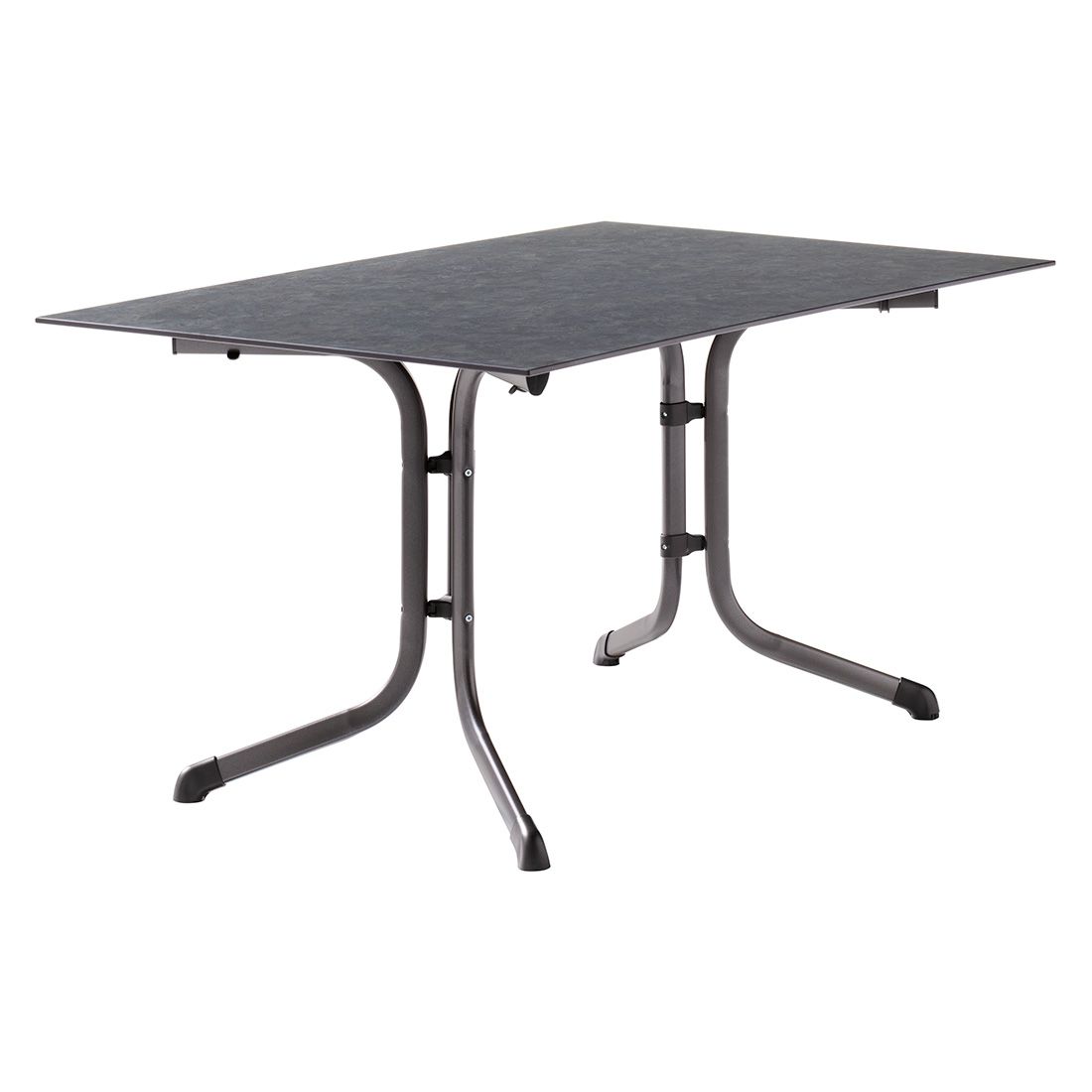Klappbord ute Boulevard 140x90 cm fra forfra