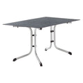 Klappbord ute Boulevard 140x90 cm stål Polytec antrasitt forside