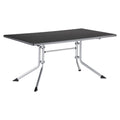 Klappbord ute Boulevard 160x95 cm aluminium Kettalux forfra