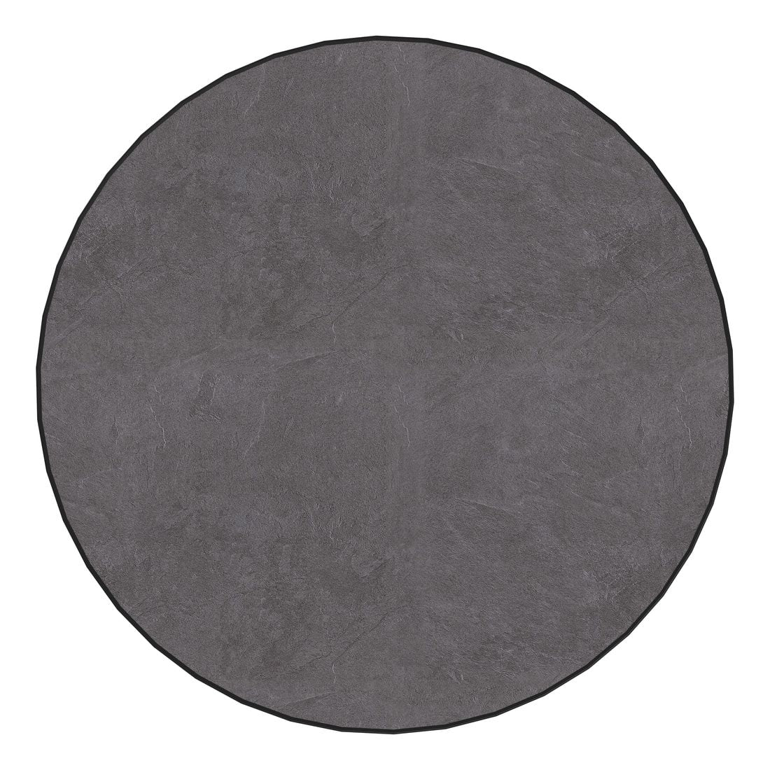 Klappbord ute Boulevard Ø85 cm stål/Vivodur grafitt bakside