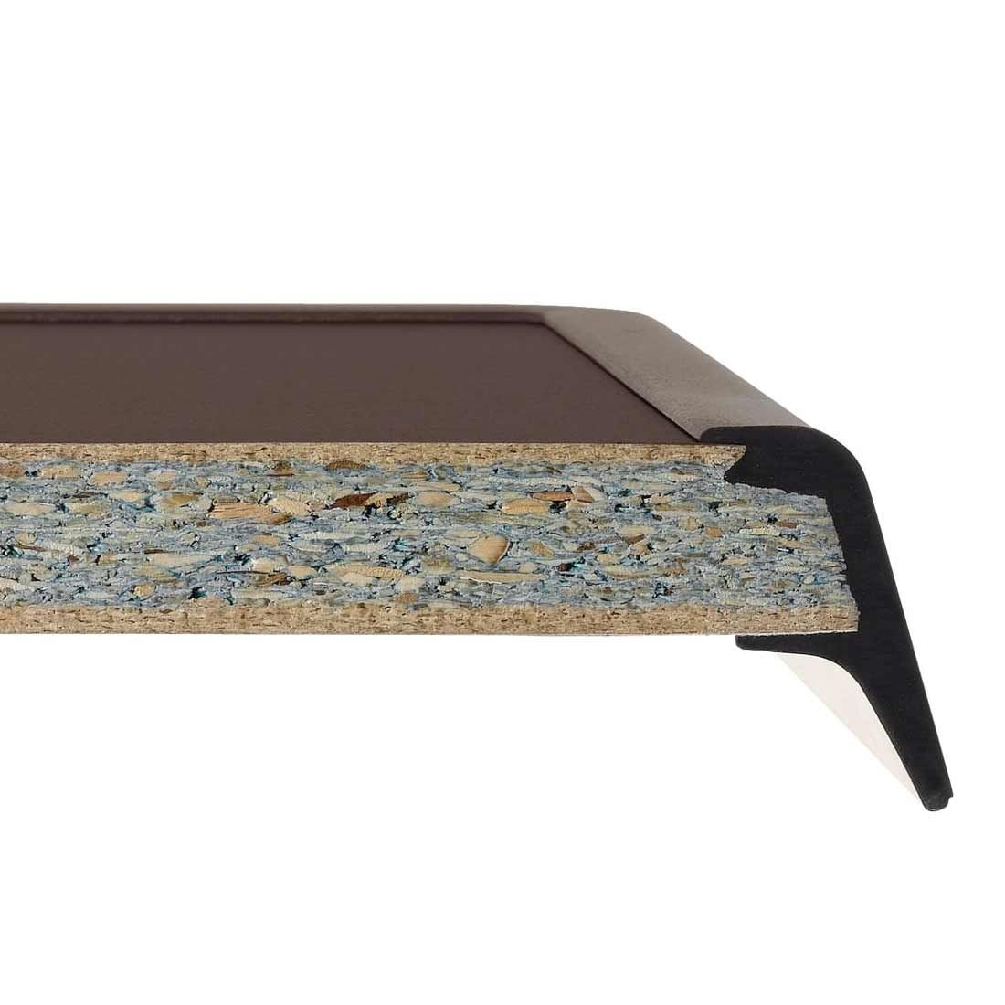 Klappbord ute Boulevard stål HPL 115x70 cm hvit detalj av bordplate
