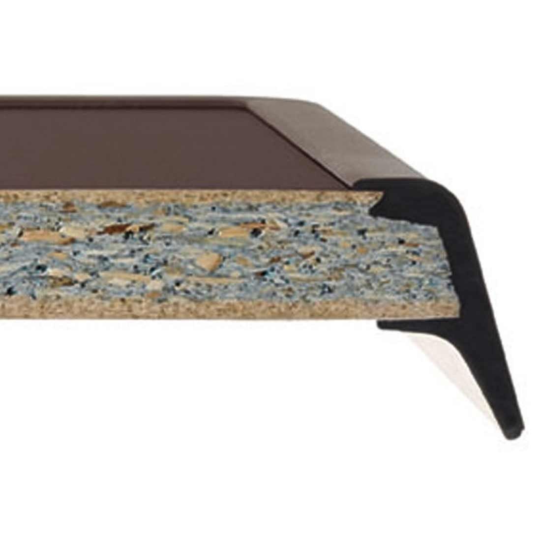 Montert Klappbord ute Boulevard stål/HPL 70x70 cm grafitt i hage