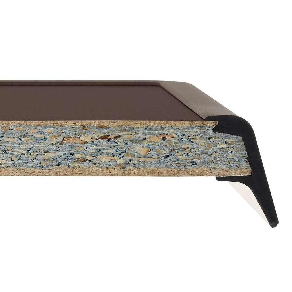 Klappbord ute Boulevard Ø86cm stål HPL jerngrå Sieger bakside