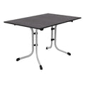 Klappbord ute Boulevard stål Vivodur 120x80 cm grafitt forside