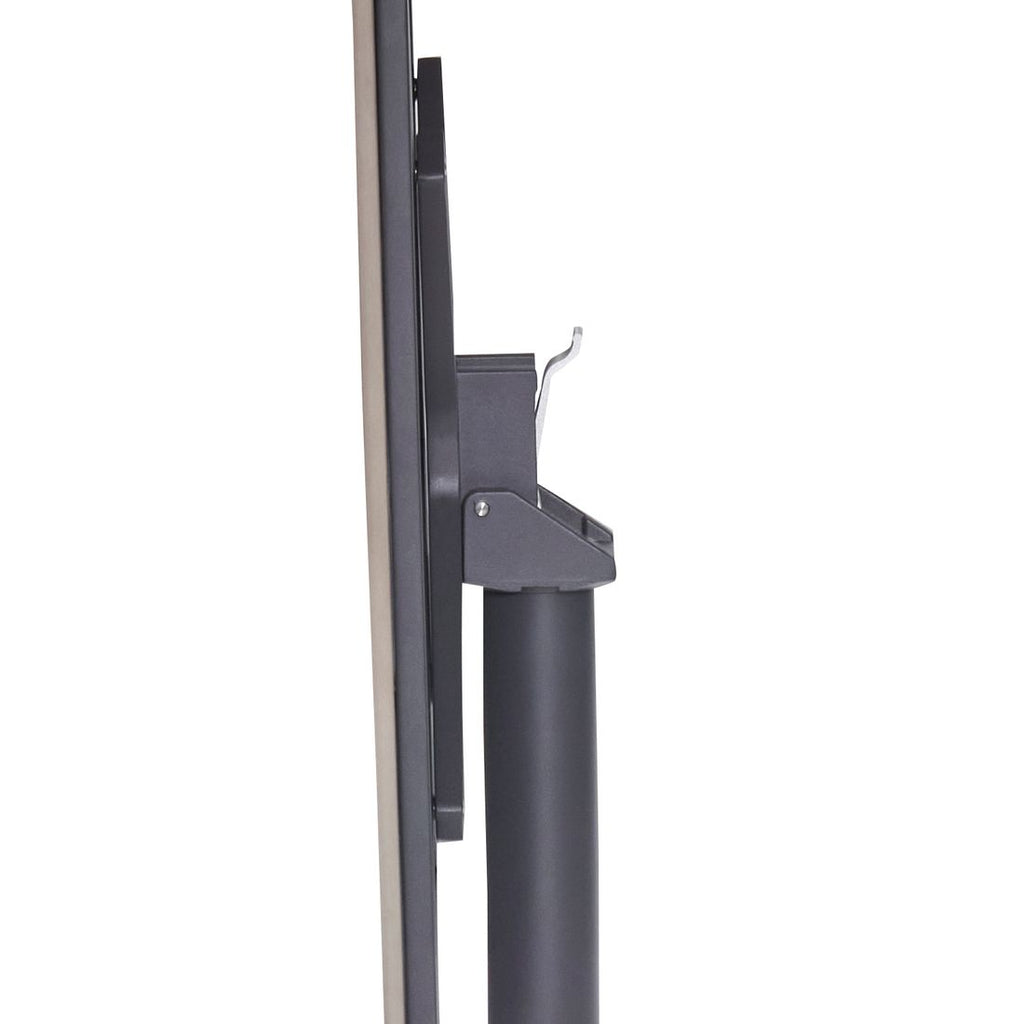 Klappbord ute Diwo aluminium/sinterstein 70x70 cm med stoler