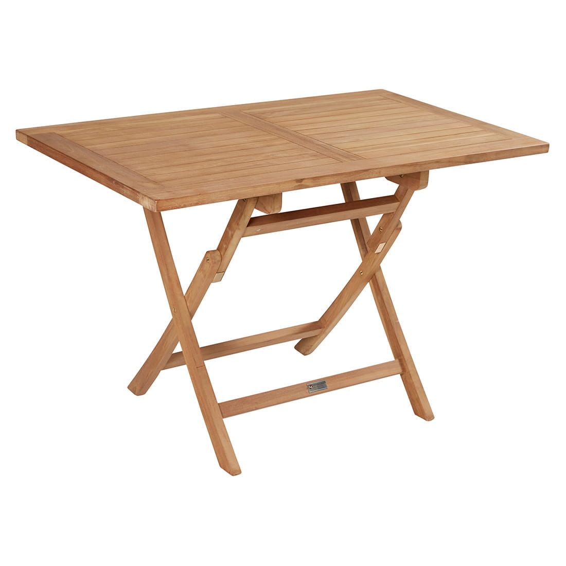 Klappbord ute Kampen 120x70 cm teak - LC Garden forfra