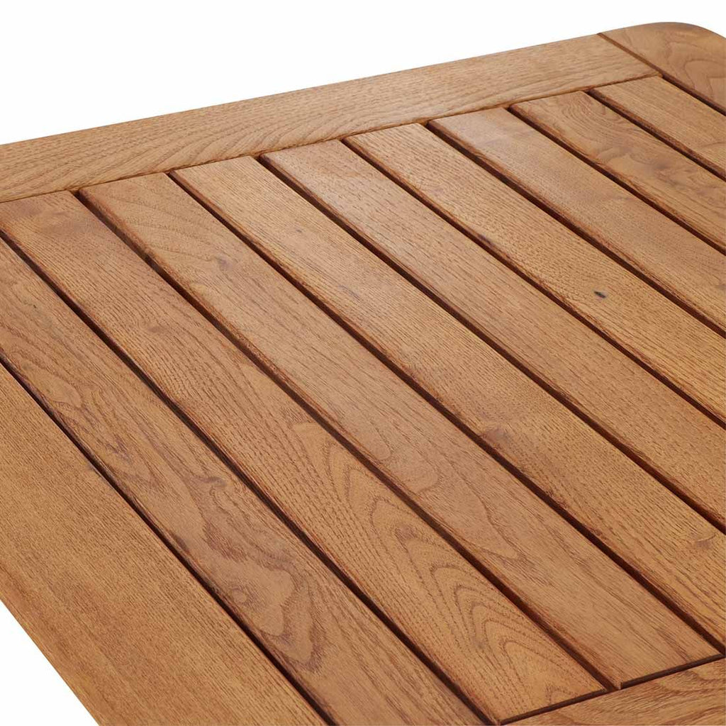Montert klappbord ute Peru III 80x80 cm stål/robinie i hage