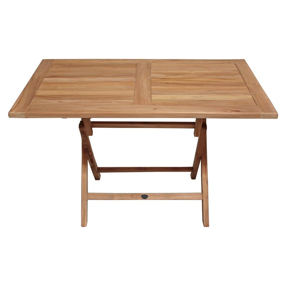 Klappbord ute Poker 140x95cm teak Zebra forfra
