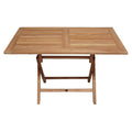 Klappbord ute Poker 140x95cm teak Zebra forfra