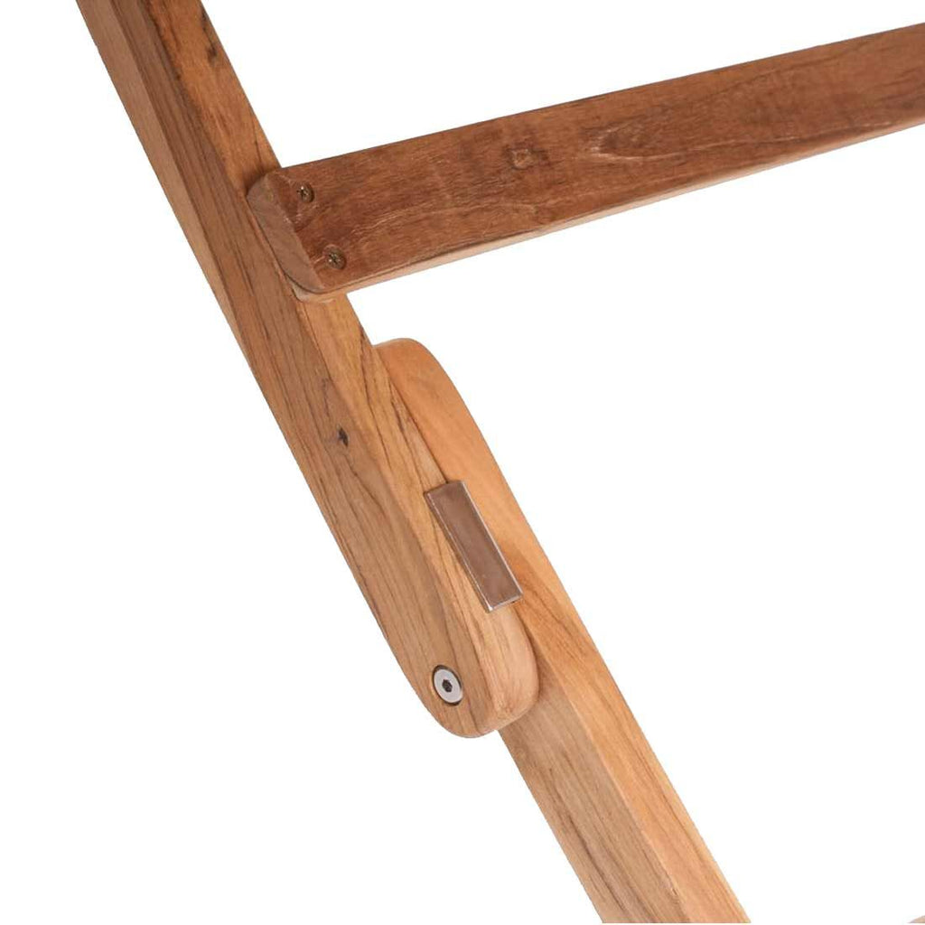Detalj av Klappbord ute Poker 140x95cm teak Zebra