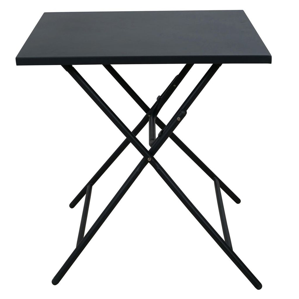 Klappbord ute Rio stål 70x70 cm antrasitt bakside